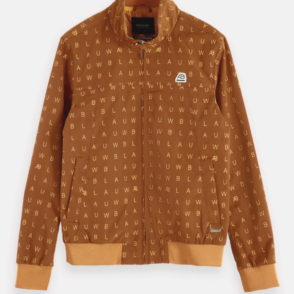 Scotch & Soda Blauw x Blauw jacket